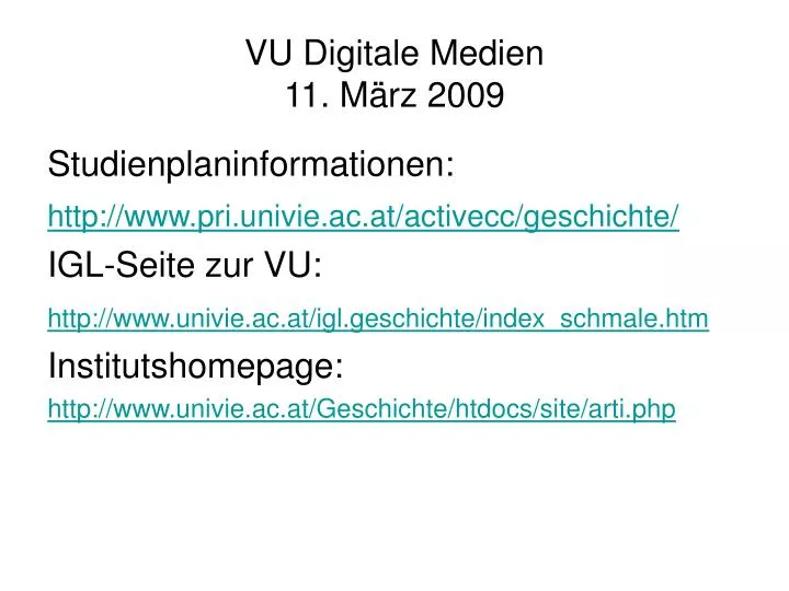 vu digitale medien 11 m rz 2009