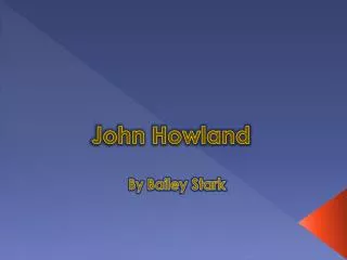 John Howland