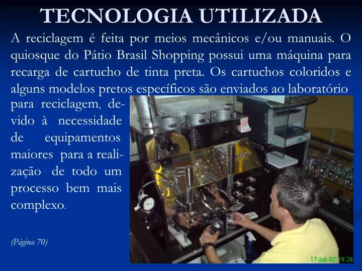 tecnologia utilizada