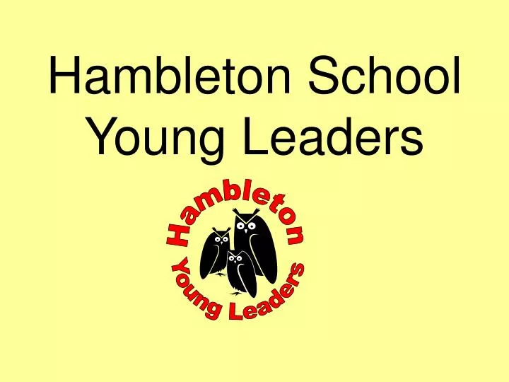 hambleton school young leaders