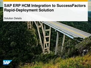 SAP ERP HCM Integration to SuccessFactors Rapid-Deployment Solution