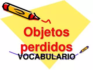 objetos perdidos