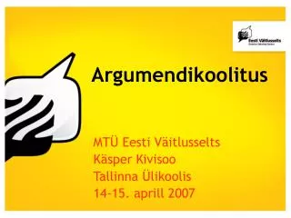 argumendikoolitus