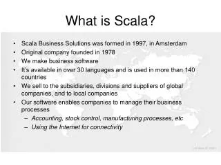 What is Scala?