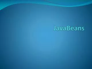 JavaBeans