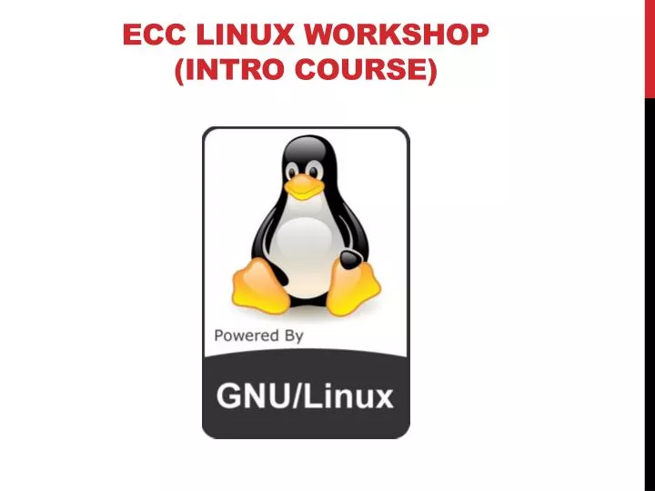ecc linux workshop intro course