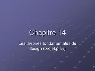 chapitre 14