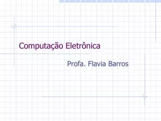 computa o eletr nica