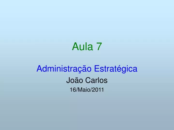 aula 7