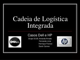 cadeia de log stica integrada