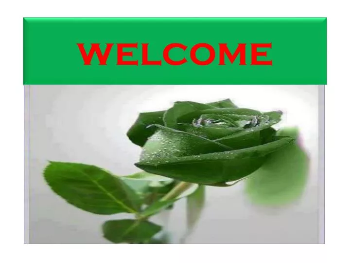 welcome