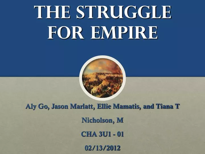 the struggle for empire