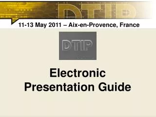 electronic presentation guide