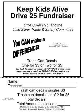 Keep Kids Alive Drive 25 Fundraiser