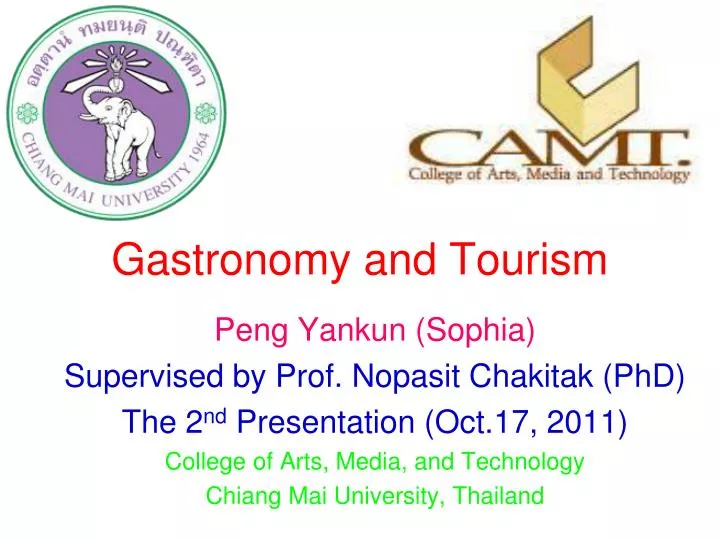 gastronomy and tourism