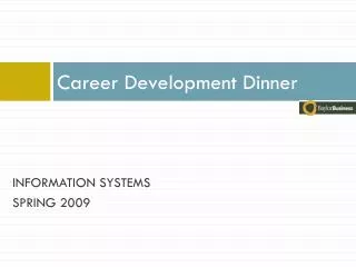 Career Development Dinner