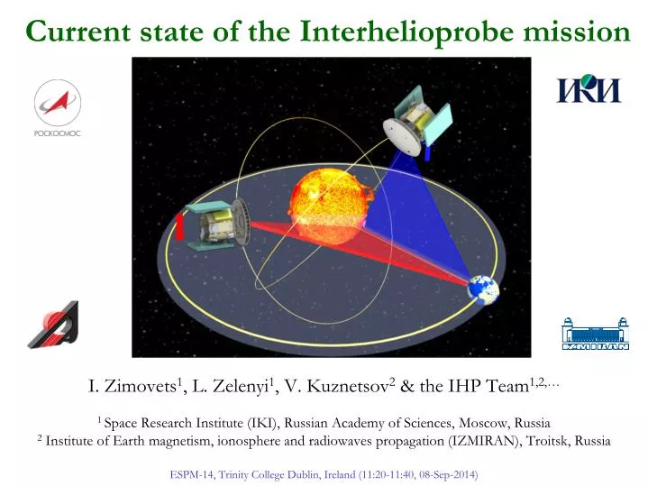 current state of the interhelioprobe mission