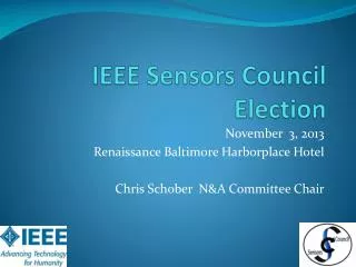 IEEE Sensors Council Election