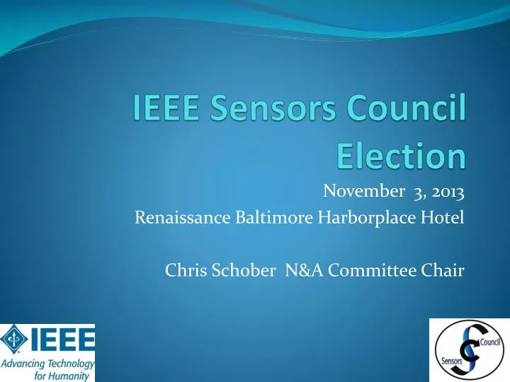 ieee sensors council election