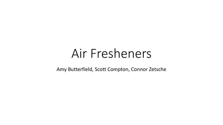 air fresheners