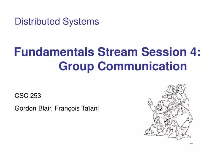 fundamentals stream session 4 group communication