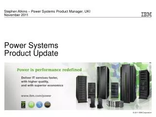 Power Systems Product Update