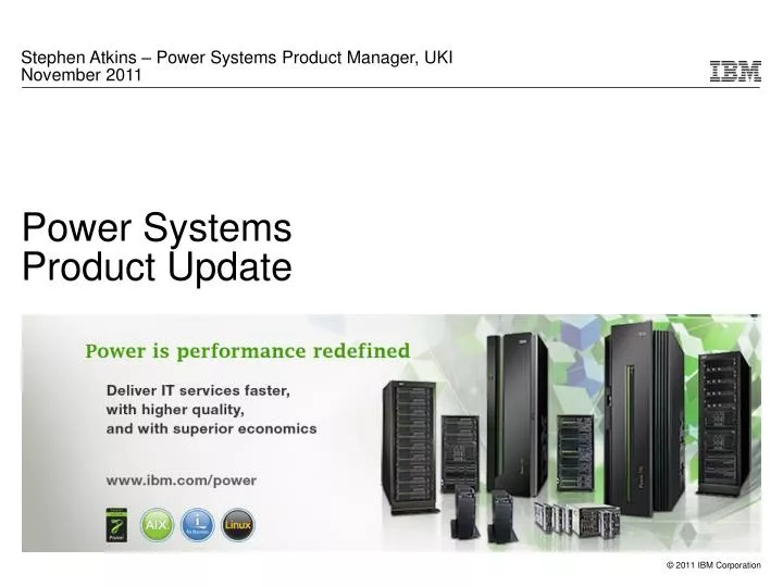 stephen atkins power systems product manager uki november 2011
