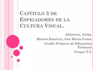 cap tulo 3 de espigadores de la cultura visual
