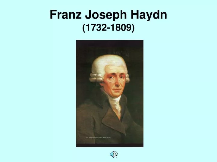 franz joseph haydn 1732 1809