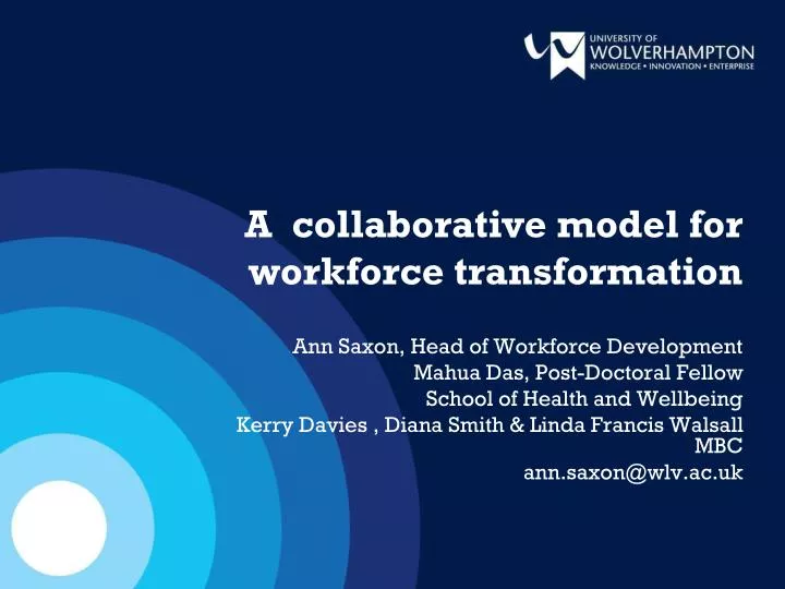 a collaborative model for workforce transformation