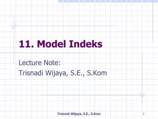 11 model indeks