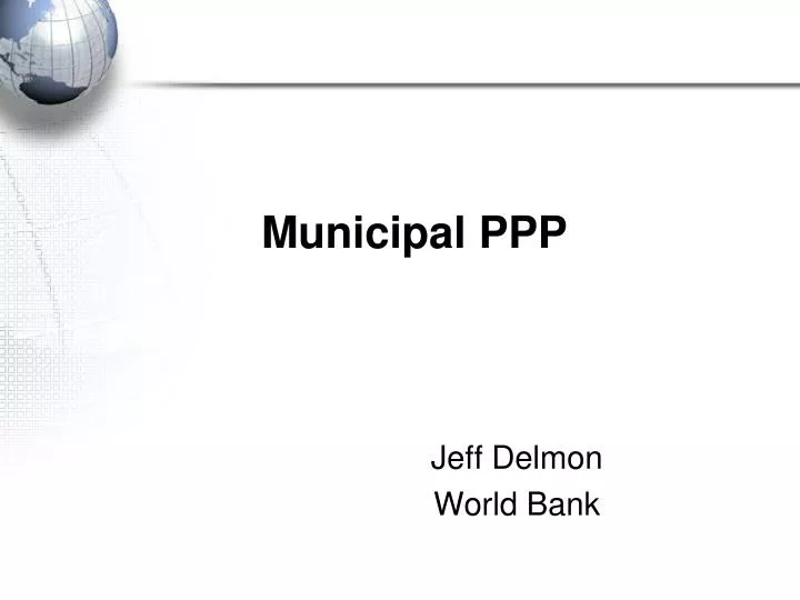 municipal ppp