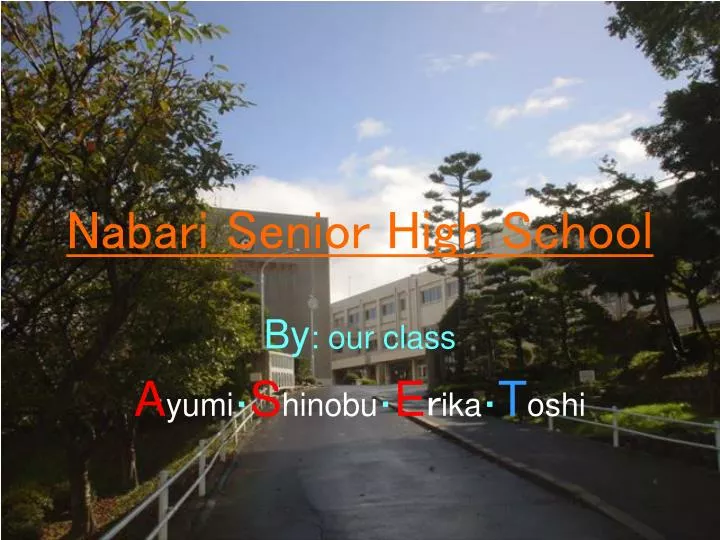 nabari senior high school