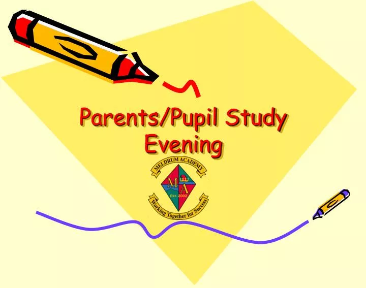 parents pupil study evening
