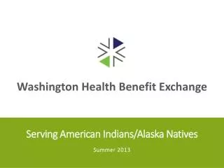 Serving American Indians/Alaska Natives