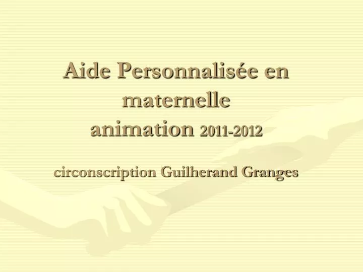 aide personnalis e en maternelle animation 2011 2012 circonscription guilherand granges