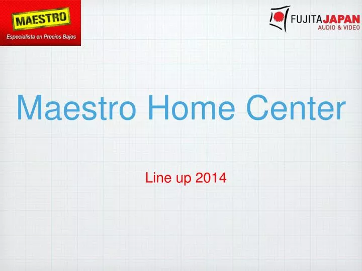 maestro home center