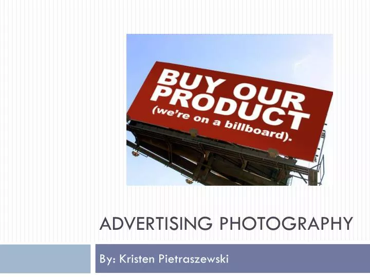 advertising photography