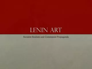 Lenin Art