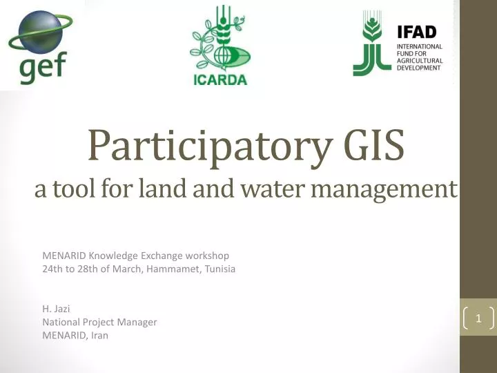 participatory gis a tool for land and water management