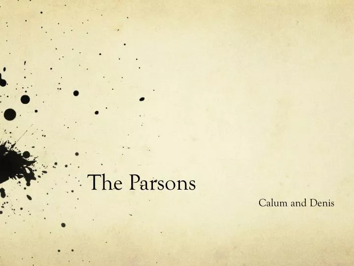 the parsons