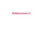 Exploring Synchronization in Multiprocessors and Atomic Operations - slide 1