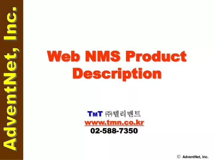 web nms product description