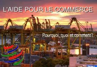 l aide pour le commerce