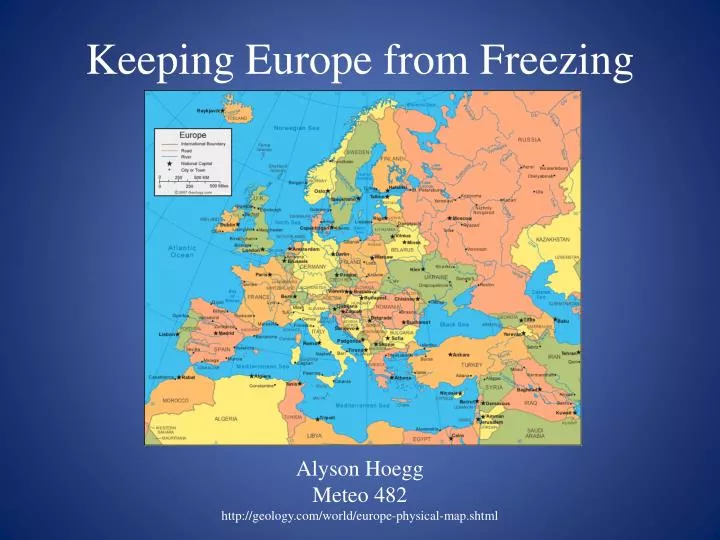 keeping europe from freezing