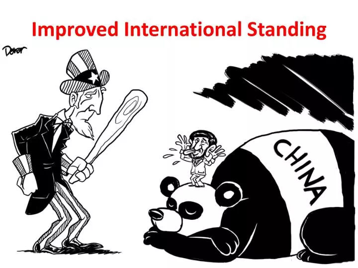 improved international standing