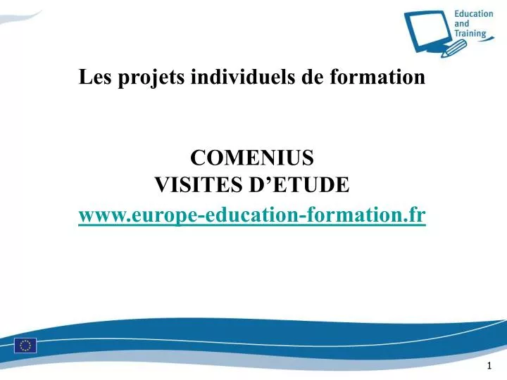 les projets individuels de formation comenius visites d etude www europe education formation fr