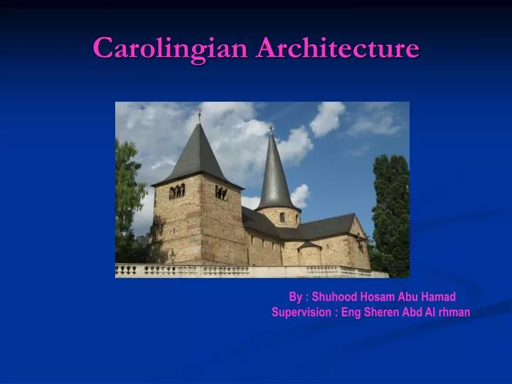 carolingian architecture