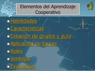 elementos del aprendizaje cooperativo