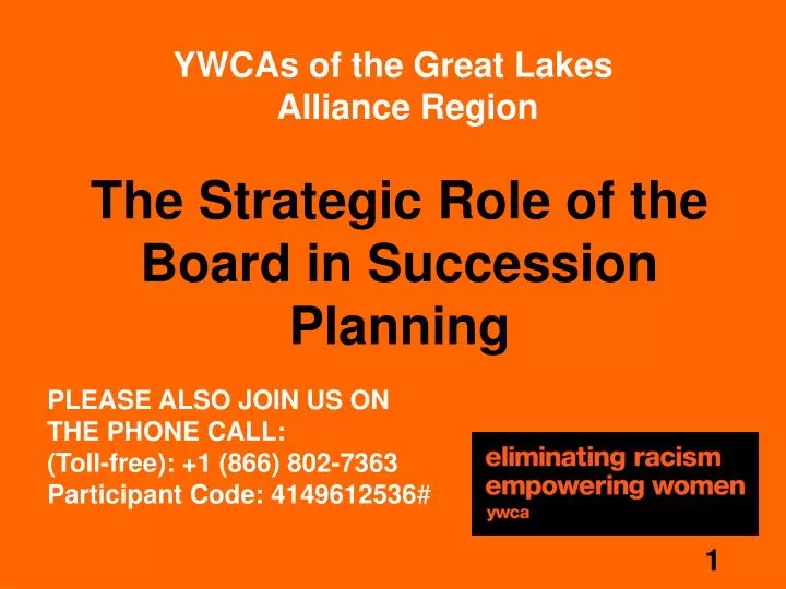the strategic role of the board in succession planning